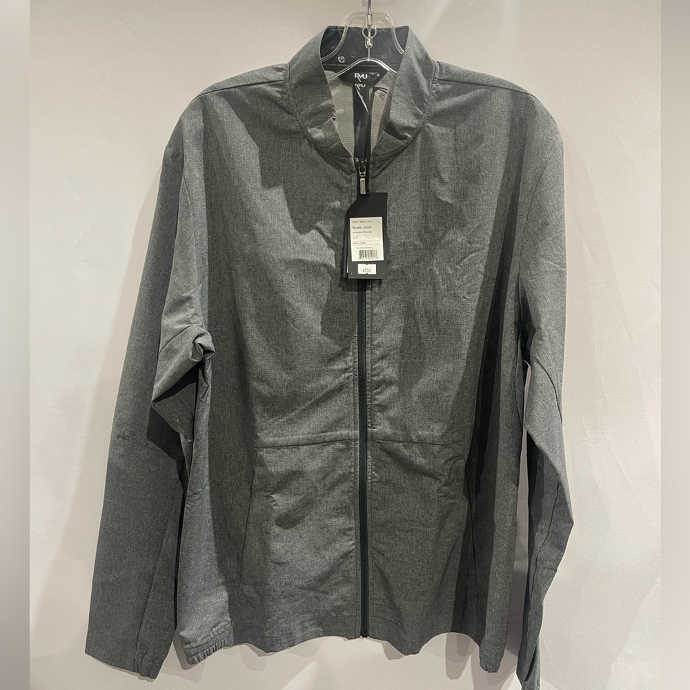 RYU BOMBER JACKET MENS HEATHER CHARCOAL
